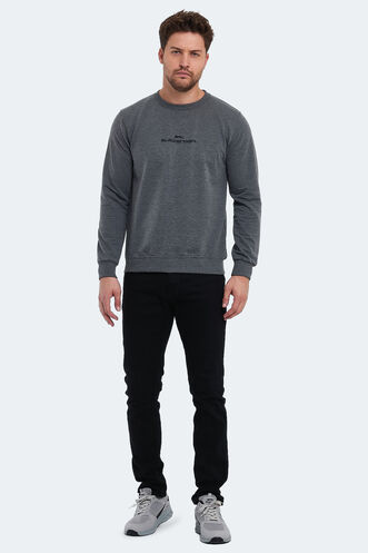 Slazenger ORTWIN Erkek Sweatshirt Koyu Gri - Thumbnail