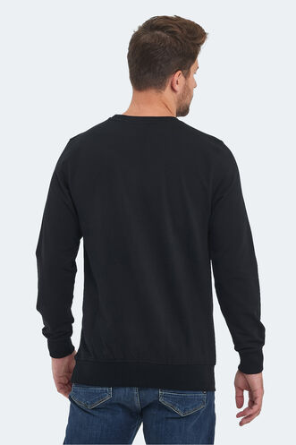 Slazenger ORTWIN Erkek Sweatshirt Siyah - Thumbnail