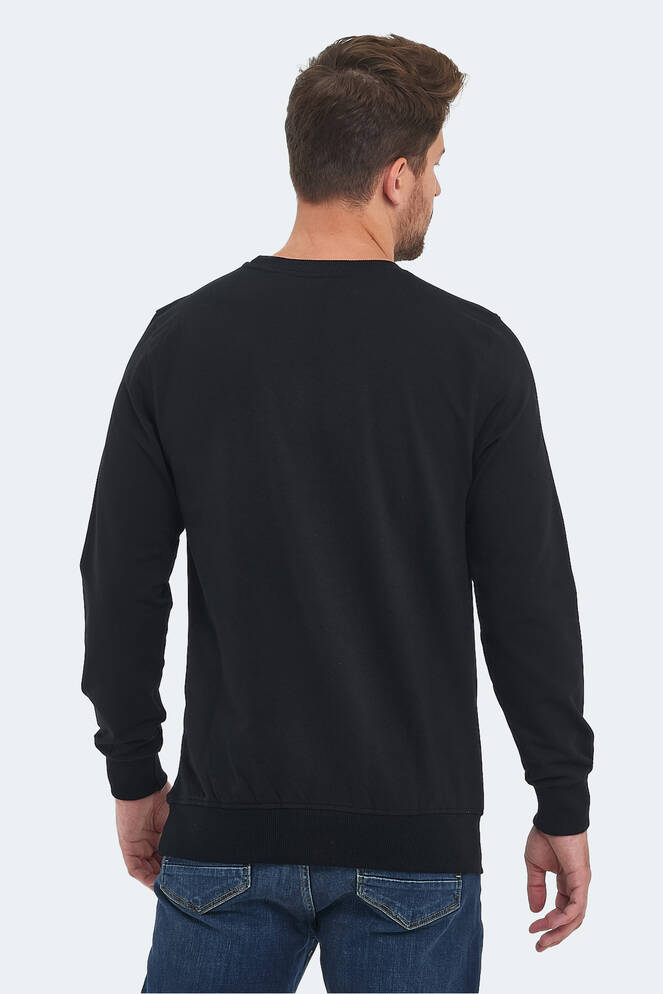 Slazenger ORTWIN Erkek Sweatshirt Siyah