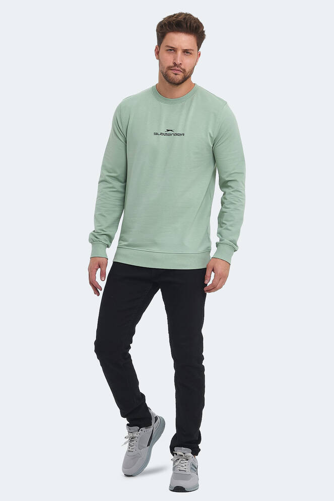 Slazenger ORTWIN Erkek Sweatshirt Yeşil