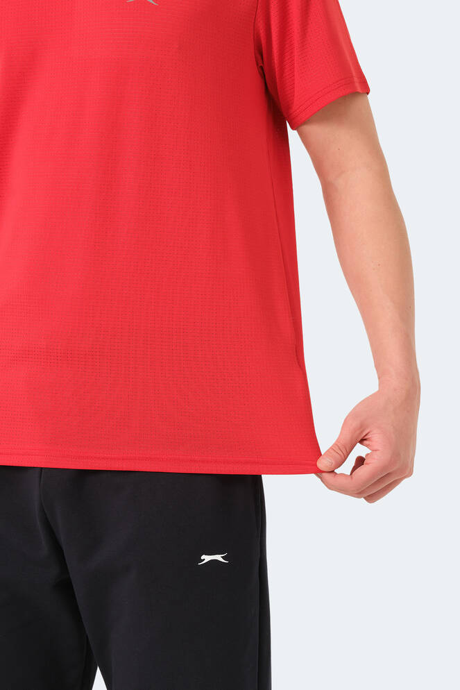 Slazenger OSWIN Erkek T-Shirt Kırmızı