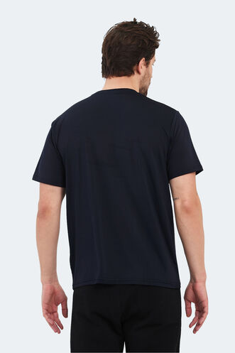 Slazenger OSWIN Erkek T-Shirt Lacivert - Thumbnail