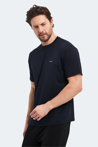 Slazenger OSWIN Erkek T-Shirt Lacivert - Thumbnail