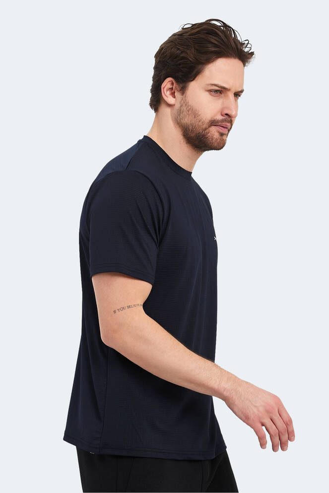 Slazenger OSWIN Erkek T-Shirt Lacivert