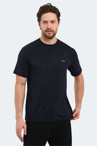 Slazenger OSWIN Erkek T-Shirt Lacivert - Thumbnail