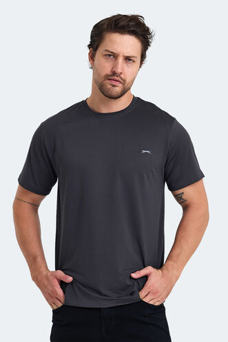 Slazenger - Slazenger OSWIN Men's T-Shirt Dark Gray