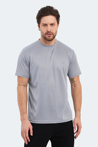 Slazenger - Slazenger OTAR Erkek T-Shirt Gri