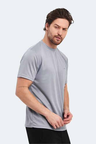 Slazenger OTAR Erkek T-Shirt Gri - Thumbnail