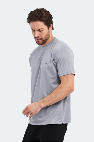 Slazenger OTAR Erkek T-Shirt Gri - Thumbnail