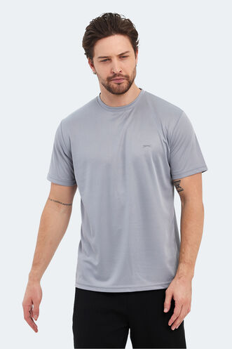 Slazenger OTAR Erkek T-Shirt Gri - Thumbnail