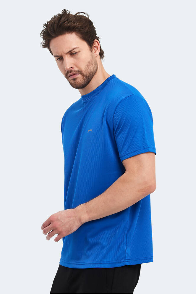 Slazenger OTAR Erkek Tişört Saks Mavi