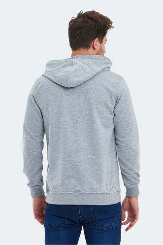 Slazenger OZZY Erkek Sweatshirt Gri - Thumbnail