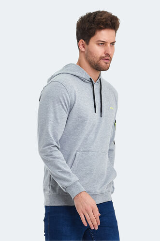 Slazenger OZZY Erkek Sweatshirt Gri - Thumbnail