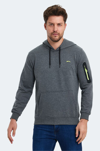 Slazenger - Slazenger OZZY Erkek Sweatshirt Koyu Gri