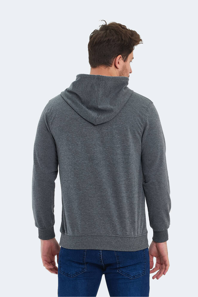 Slazenger OZZY Erkek Sweatshirt Koyu Gri