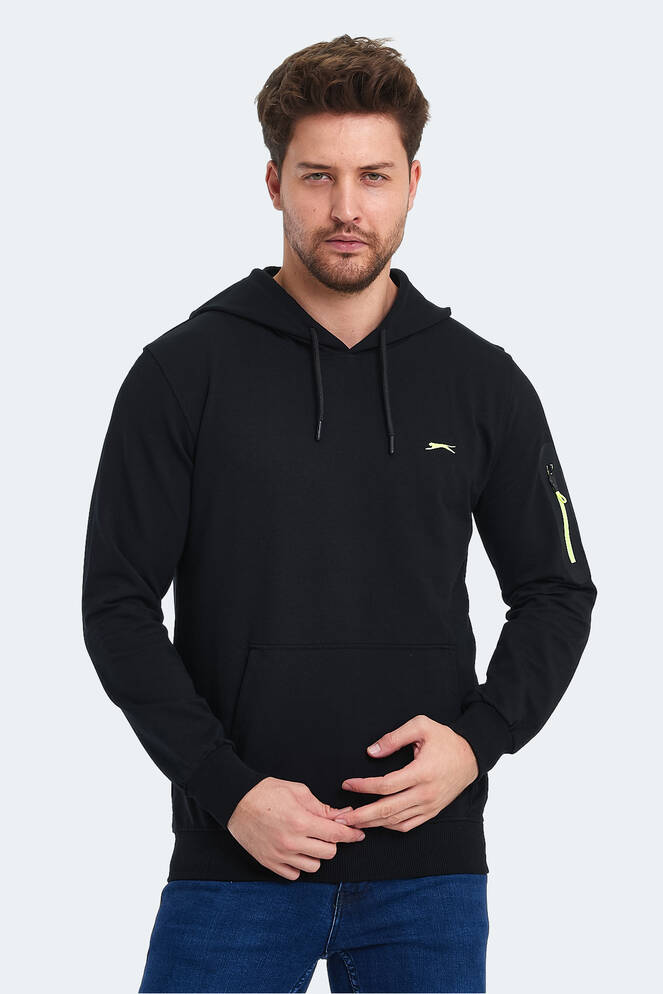 Slazenger OZZY Erkek Sweatshirt Siyah