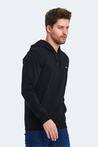 Slazenger OZZY Erkek Sweatshirt Siyah - Thumbnail