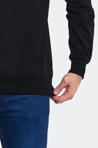 Slazenger OZZY Erkek Sweatshirt Siyah - Thumbnail