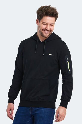 Slazenger OZZY Erkek Sweatshirt Siyah - Thumbnail