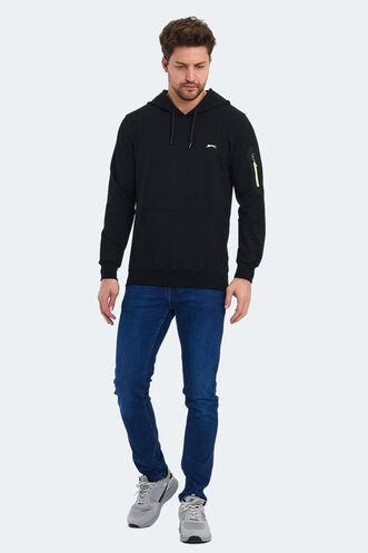 Slazenger OZZY Men's Sweatshirt Black - Thumbnail