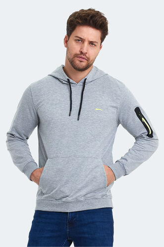 Slazenger OZZY Men's Sweatshirt Gray - Thumbnail