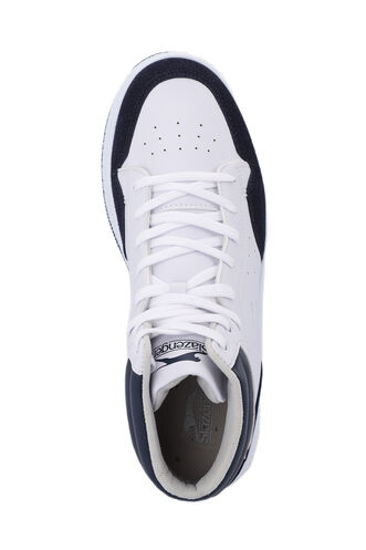 Slazenger PACE Sneaker Women's Shoes White - Navy - Thumbnail