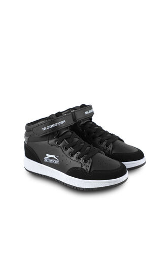 Slazenger PACE Sneaker Boys' Shoes Black - White - Thumbnail