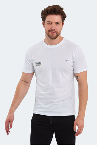 Slazenger - Slazenger PACET Erkek Kısa Kollu T-Shirt Beyaz