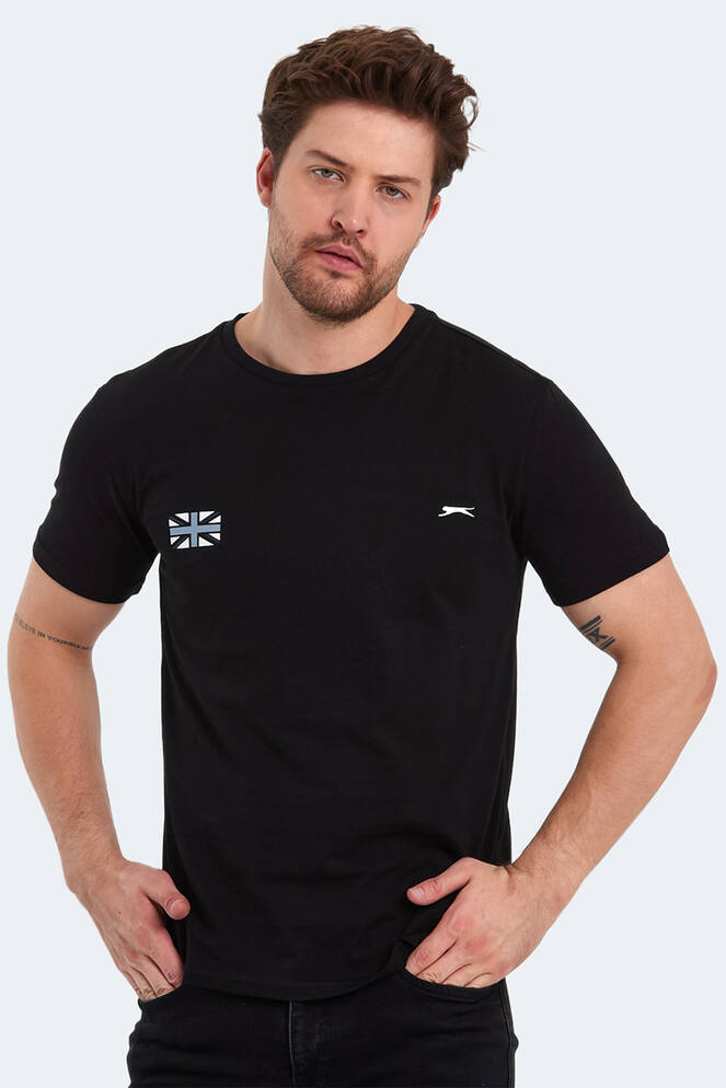 Slazenger PACET Erkek Kısa Kollu T-Shirt Siyah