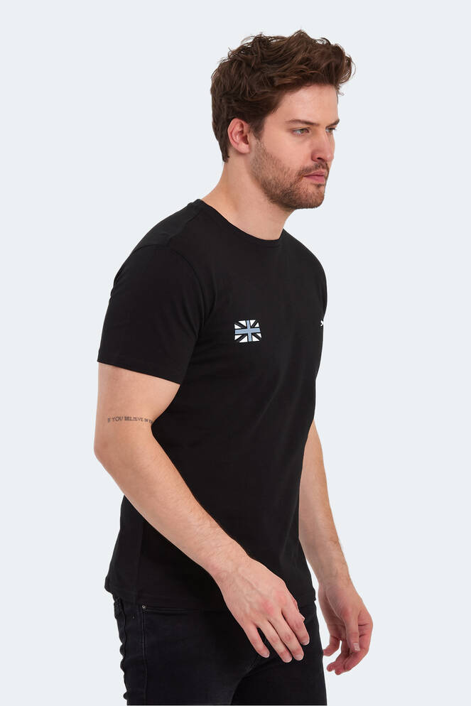 Slazenger PACET Erkek Kısa Kollu T-Shirt Siyah