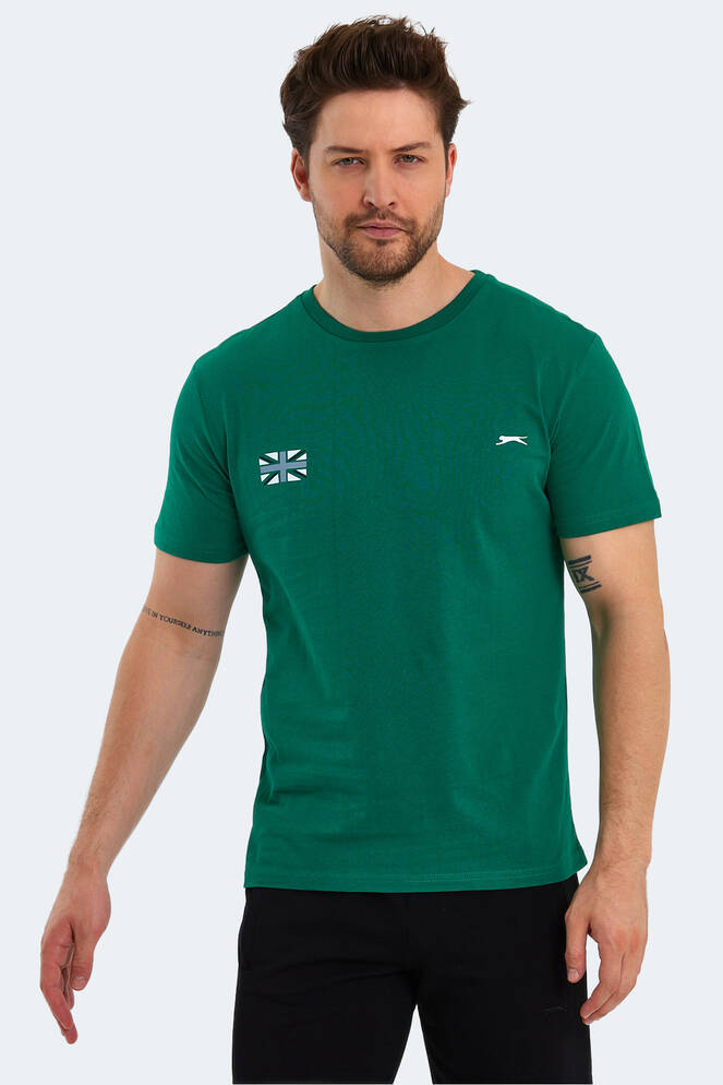 Slazenger PACET Erkek Kısa Kollu T-Shirt Yeşil