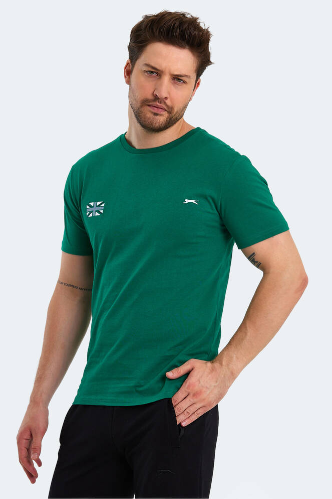 Slazenger PACET Erkek Kısa Kollu T-Shirt Yeşil