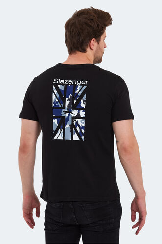 Slazenger PACET Men's Short Sleeve T-Shirt Black - Thumbnail