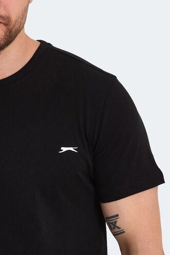 Slazenger PACET Men's Short Sleeve T-Shirt Black - Thumbnail