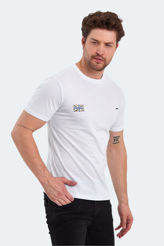 Slazenger PACET Men's Short Sleeve T-Shirt White - Thumbnail