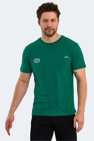 Slazenger PACET Men's Short Sleeve T-Shirt Green - Thumbnail