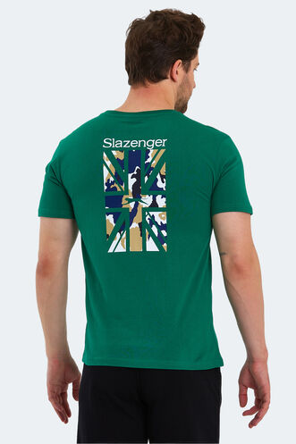 Slazenger PACET Men's Short Sleeve T-Shirt Green - Thumbnail