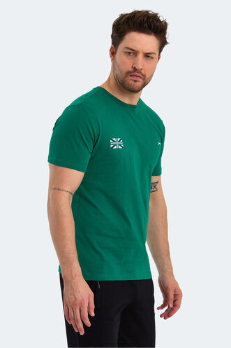 Slazenger PACET Men's Short Sleeve T-Shirt Green - Thumbnail