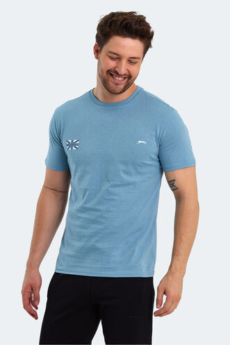 Slazenger PACET Men's Short Sleeve T-Shirt Blue - Thumbnail