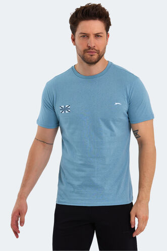 Slazenger PACET Men's Short Sleeve T-Shirt Blue - Thumbnail