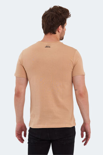 Slazenger PACKER Erkek T-Shirt Bej - Thumbnail