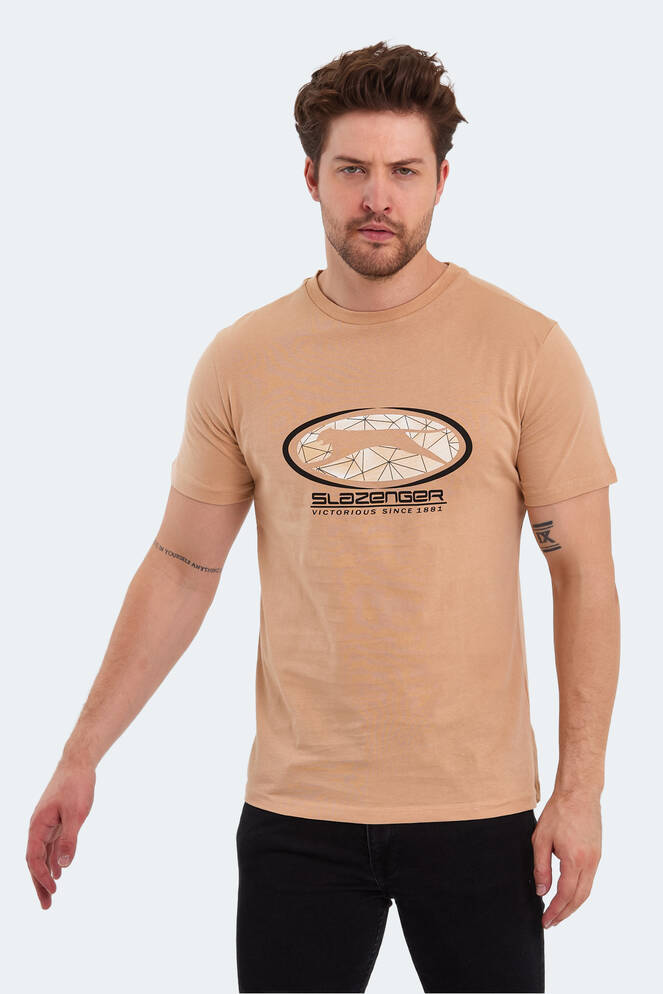 Slazenger PACKER Erkek T-Shirt Bej