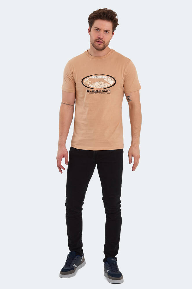 Slazenger PACKER Erkek T-Shirt Bej