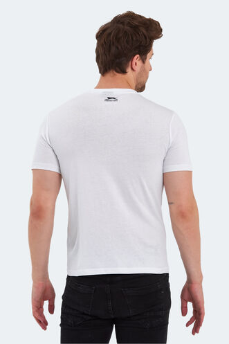 Slazenger PACKER Erkek T-Shirt Beyaz - Thumbnail