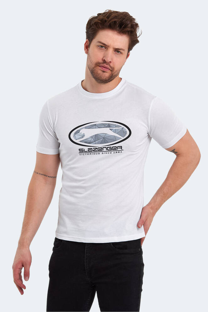 Slazenger PACKER Erkek T-Shirt Beyaz