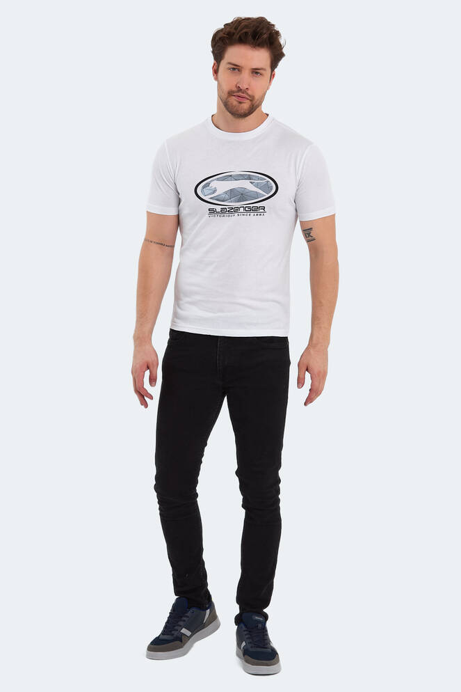 Slazenger PACKER Erkek T-Shirt Beyaz