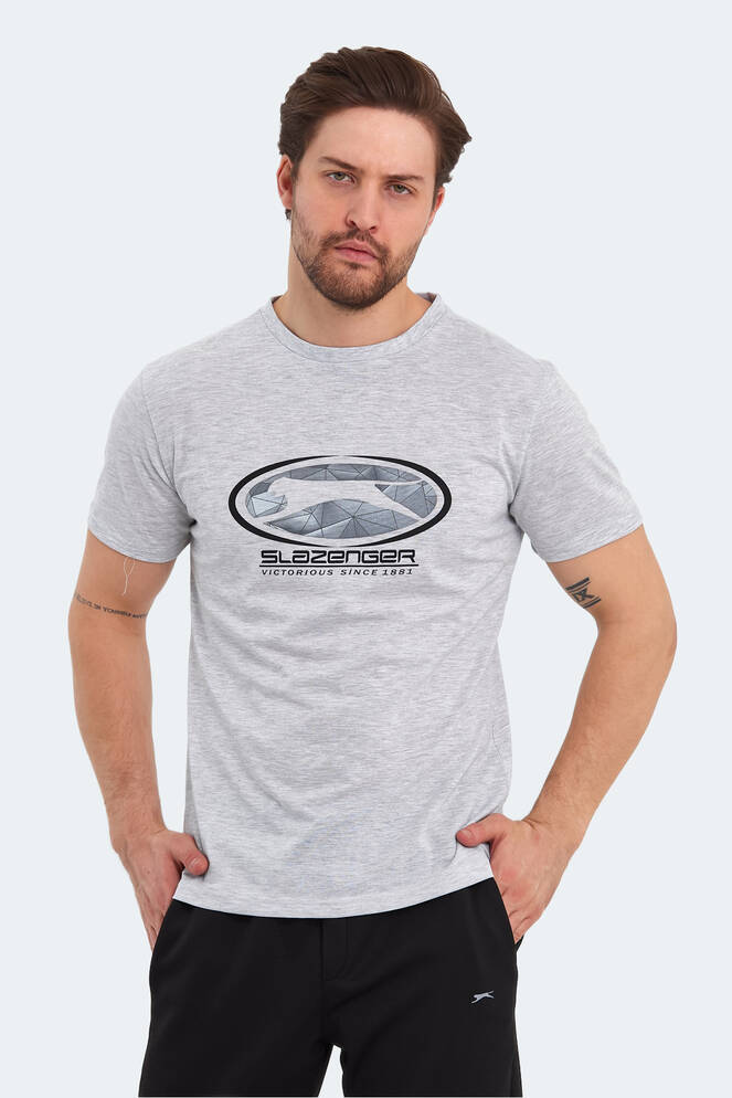 Slazenger PACKER Erkek T-Shirt Ekru