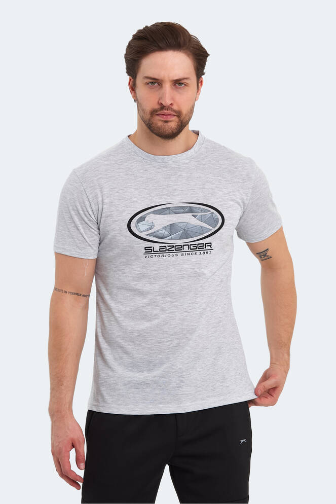 Slazenger PACKER Erkek T-Shirt Ekru