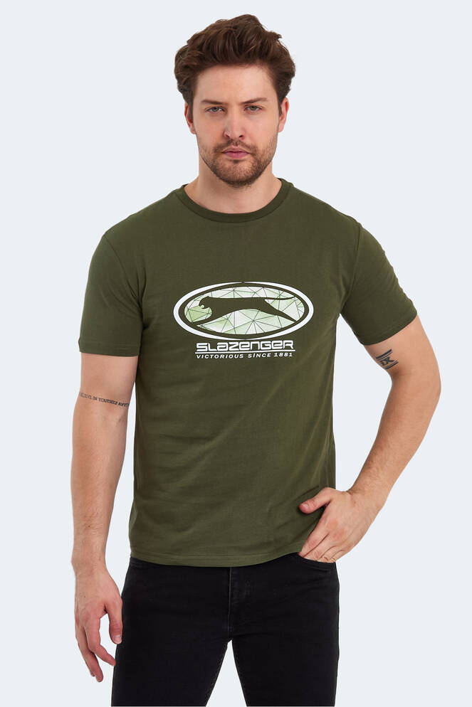 Slazenger PACKER Erkek T-Shirt Haki