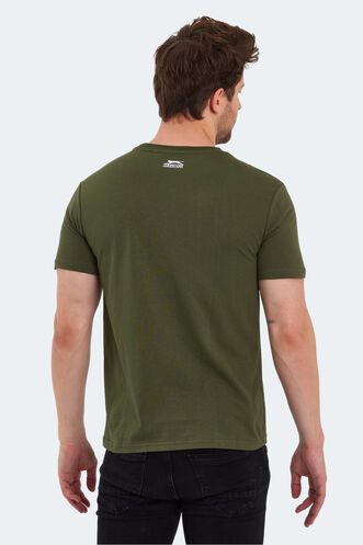 Slazenger PACKER Erkek T-Shirt Haki - Thumbnail